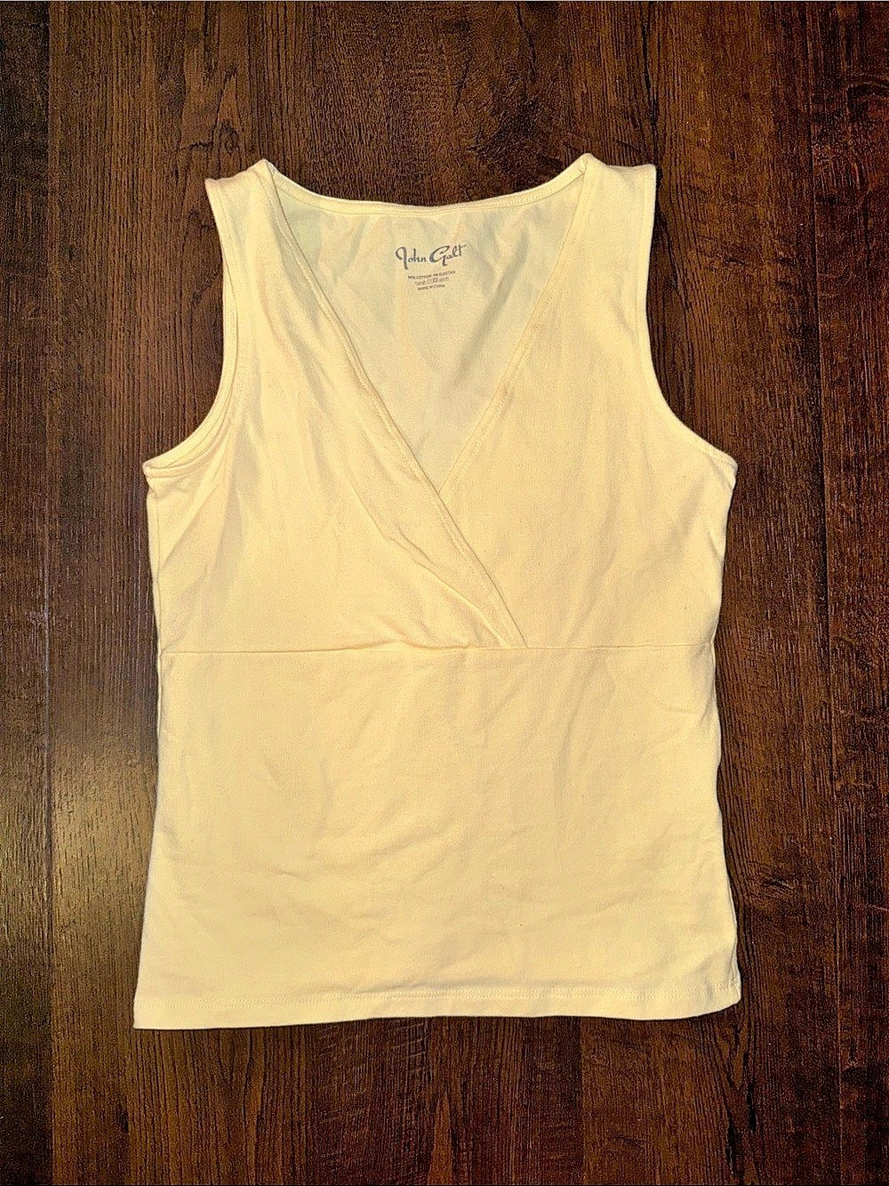 John Galt Tank Top Butter Yellow